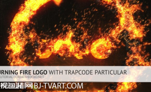AE火焰燃烧Logo教程 Burning Fire Logo with Trapcode Particular