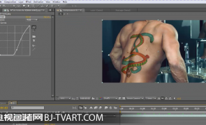 c4d动态纹身合成高级教程 Cinema4DTutorial 3D Tattoo Transformation