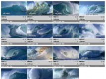 海浪高清素材和高清数字动态背景图像 Monster Waves HD and Digital Microcosm NTSC