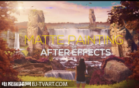 AE三维场景合成教程 3D Matte painting in After Effects