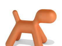 塑料儿童玩具 - 小狗3d模型免费下载