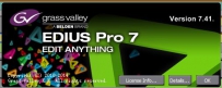 Edius Pro 7.41 可以用了